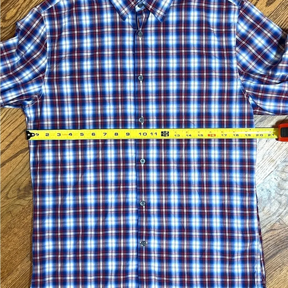 Banana Republic Multicolor Plaid Button Down Shirt‎